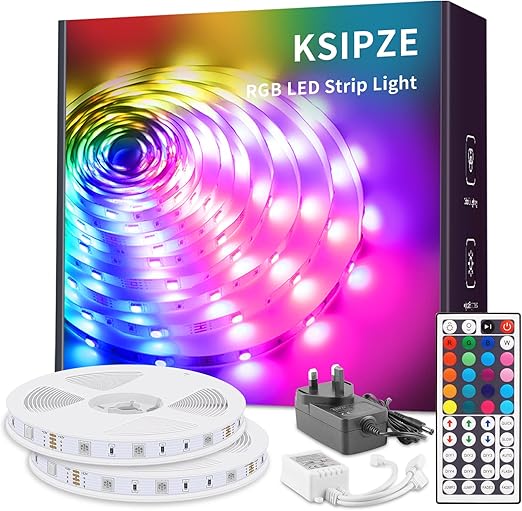 نوار ال ای دی 10متری RGB KSIPZE با ریموت