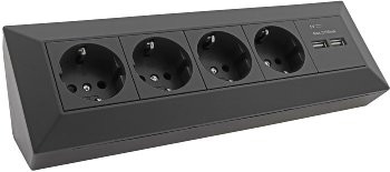 پریز توکار با 2 پورت USB