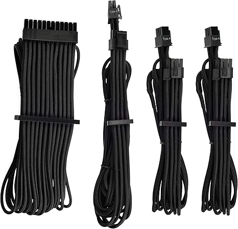 کابل‌های PSU تیپ 4 با آستین انفرادی Corsair