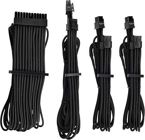 کابلهای PSU تیپ 4 با آستین انفرادی Corsair