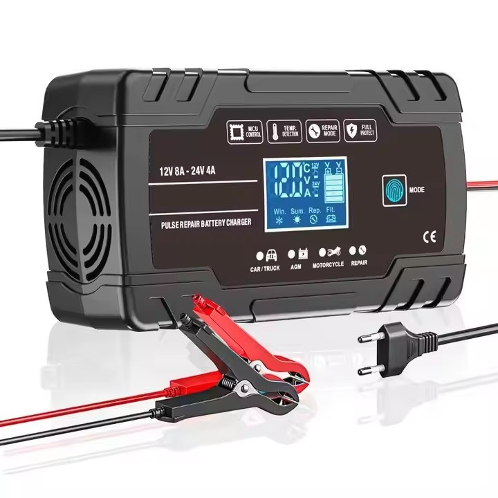 شارژر هوشمند الکترونیکی باتری خودرو - مدل PRE-CHRESTED CLEAN (12V/24V)