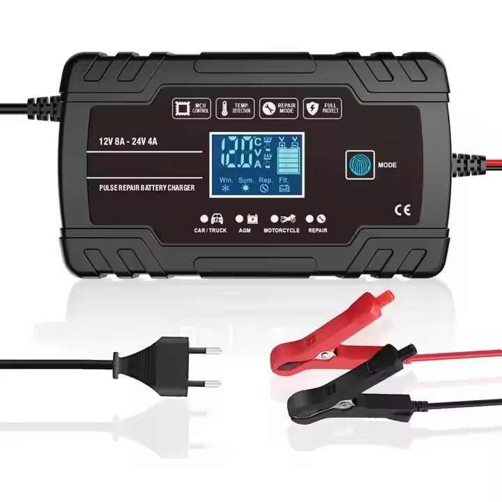 شارژر هوشمند الکترونیکی باتری خودرو - مدل PRE-CHRESTED CLEAN (12V/24V)