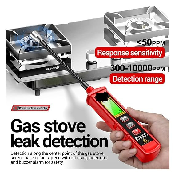 نشتیاب حرفهای گازهای قابل اشتعال - تشخیص گاز متان، CNG و گاز شهری