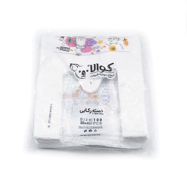 نایلون دسته رکابی کوالا سایز 40*30 بسته 100 عددی