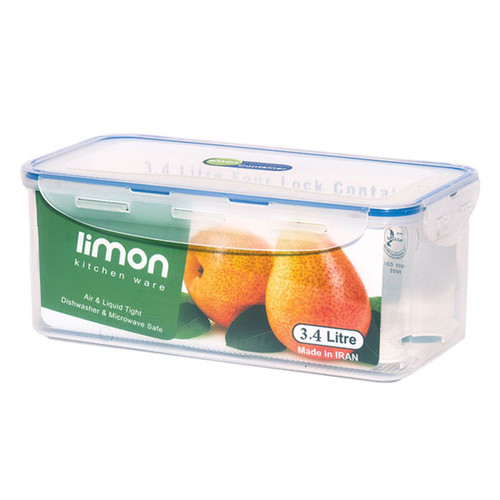 باکس فریزری مستطیلی 3.4 لیتری لیمون limon